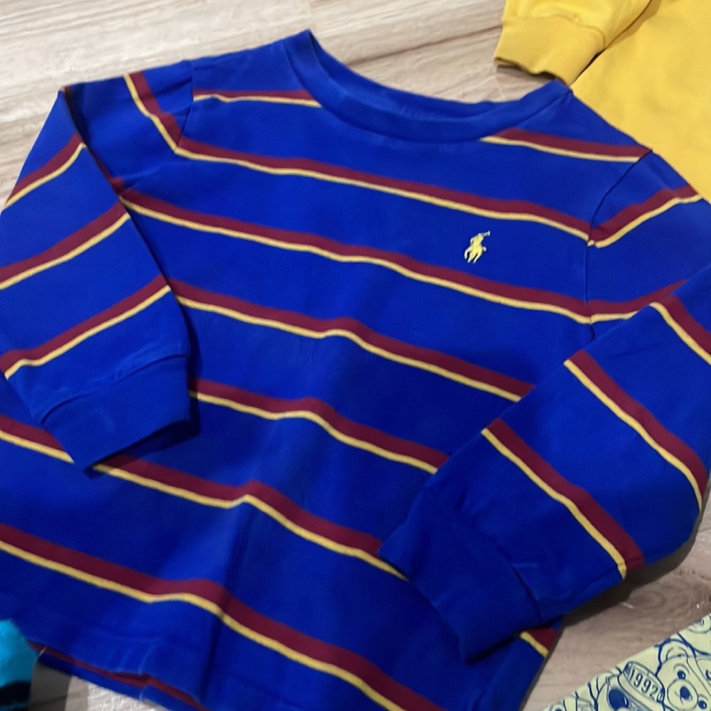 Ralph Lauren Baby T-Shirt long sleeve and short lot of 3 size 24m - Picture 4 of 4
